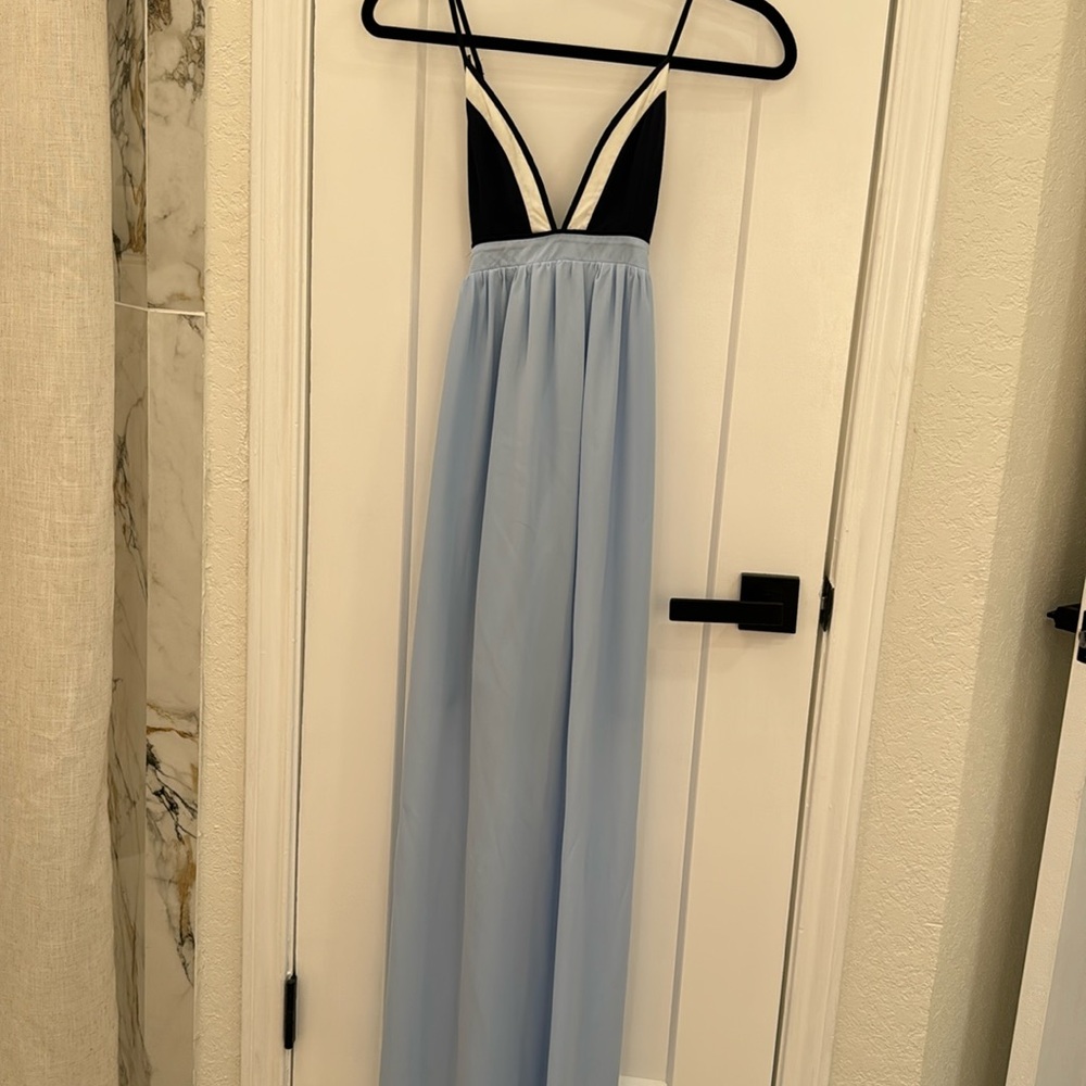 Blue Halter Dress Francesca’s